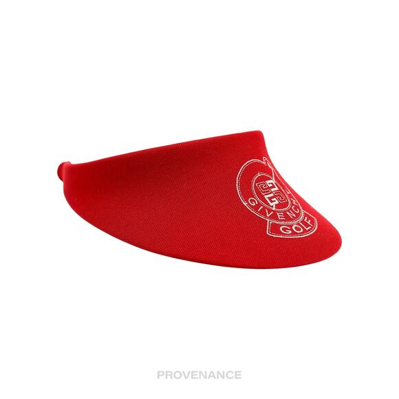 ? Givenchy Golf Logo Embroidered  Visor - Red main image 5